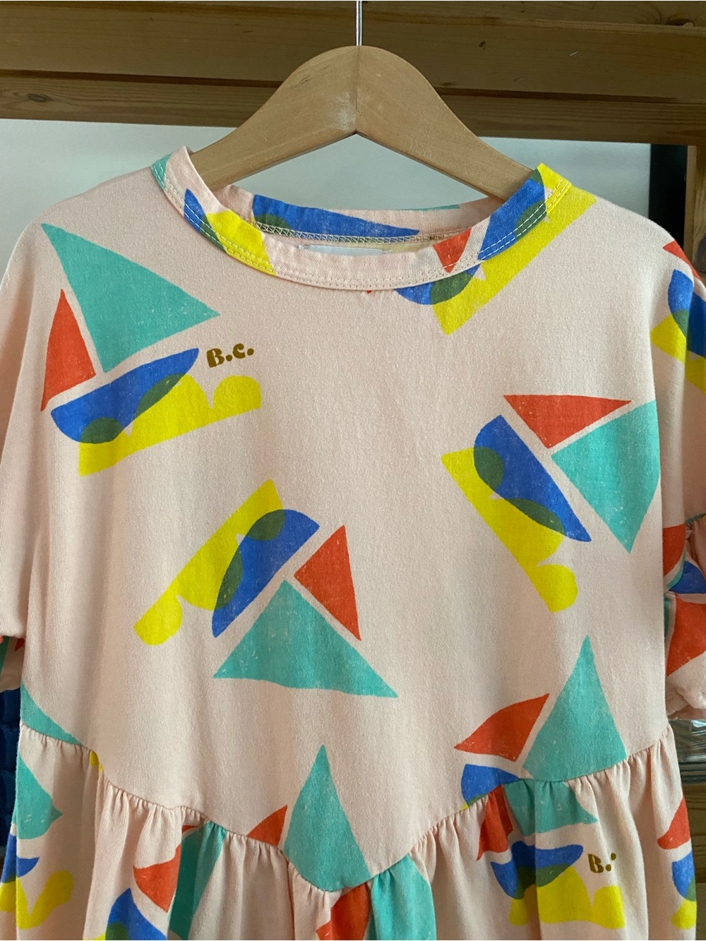 Bobo Choses Multicolor Sailboat Ruffle Dress 4t - Picture 11 of 15
